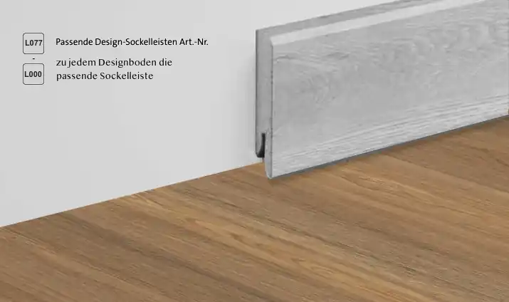Schneller Versand Sockelleiste L077 - Shingle Oak
