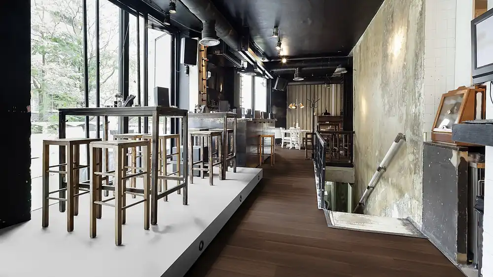 Wineo 800 wood XL Klebevinyl | Bergamo Walnut Dark Preisreduziert