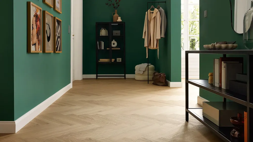Sale Designer's LVT Three | Eiche Juist - Dryback als Fischgrät