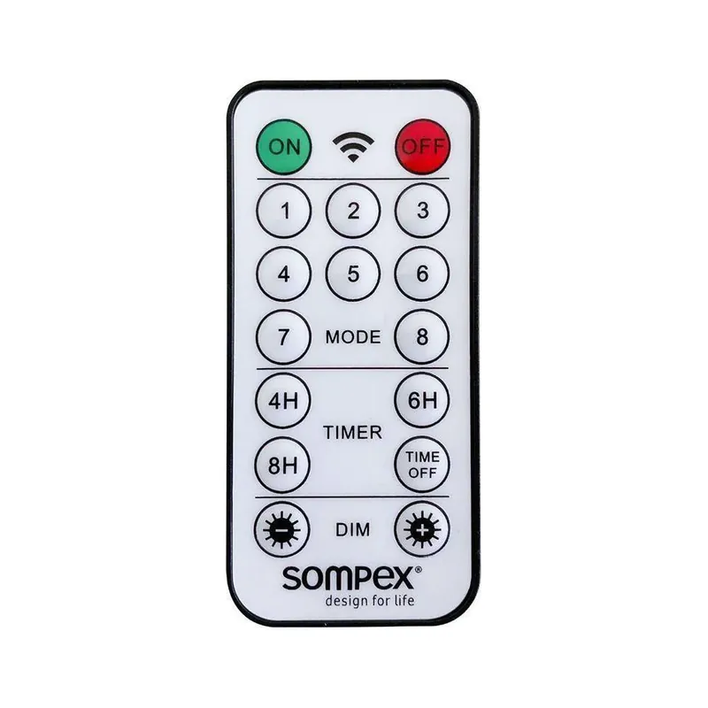 Markenware Fernbedienung kompatibel mit Ornament-Dekoleuchten einfache Bedienung vielseitige Lichtsteuerung – Remote | Sompex