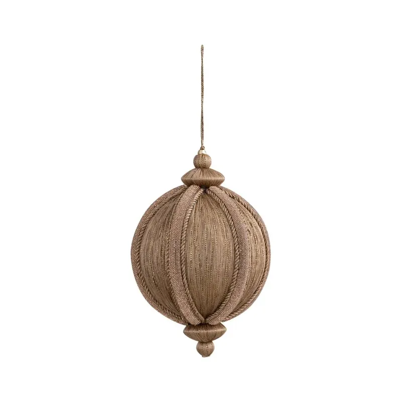 Christbaumschmuck Rippendesign im Antik-Stil, Polyesterfaden mit Kristallen, Langlebige Verarbeitung M – Nadinee | PTMD Top-Angebot