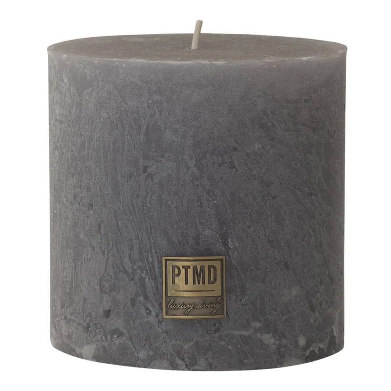 Sonderaktion Kerze - Rustic 10x10 Suede Grey