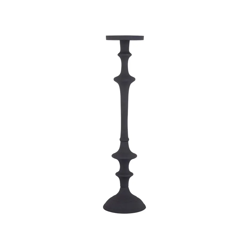 Top-Angebot Kerzenhalter Schwarz aus gegossenem Aluminium mit runder Form – Yourney | PTMD