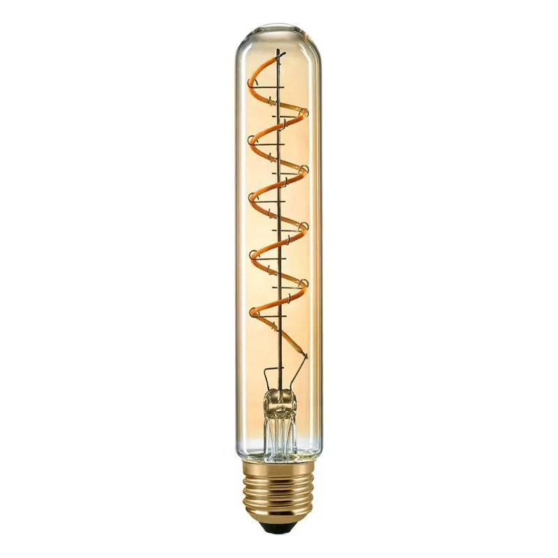 4W Curved Röhre gold E27 250lm 1800K dim Abverkauf