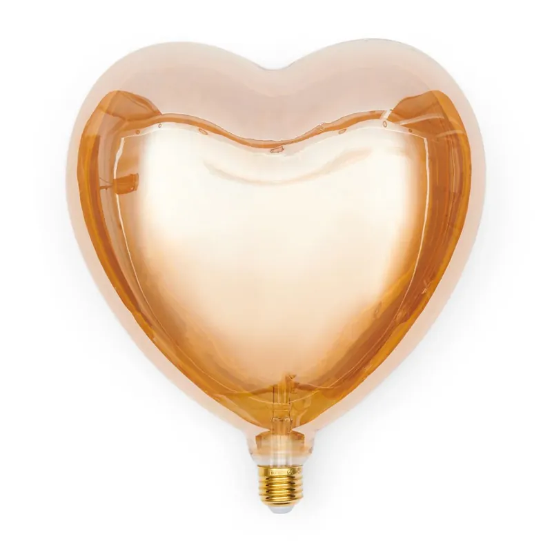 LED-Glühbirne aus Glas, Transparent, 24×10,5×26 cm – Lovely Heart | Rivièra Maison Versand Am Gleichen Tag