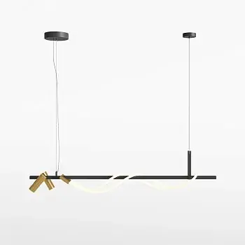 Billig Pendelleuchte Kristall- & Metall-Design Verstellbare Höhe & Integrierte LED – Tau | Maytoni