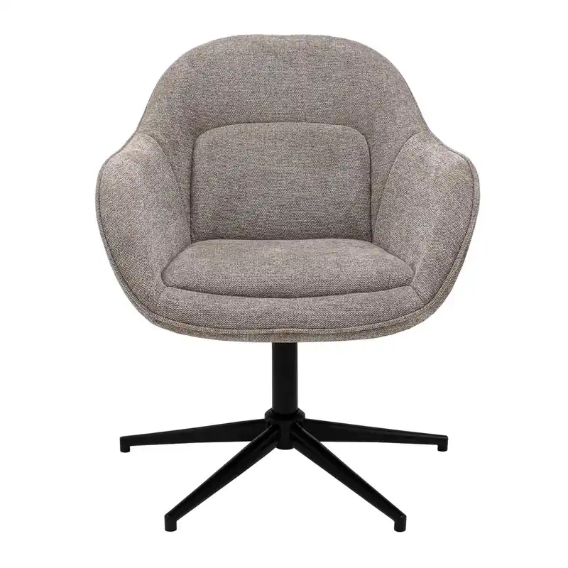 Drehstuhl – Texture Stoff, Gepolsterte Steppung, 360° Drehfunktion – Lux | Kick Collection Neu