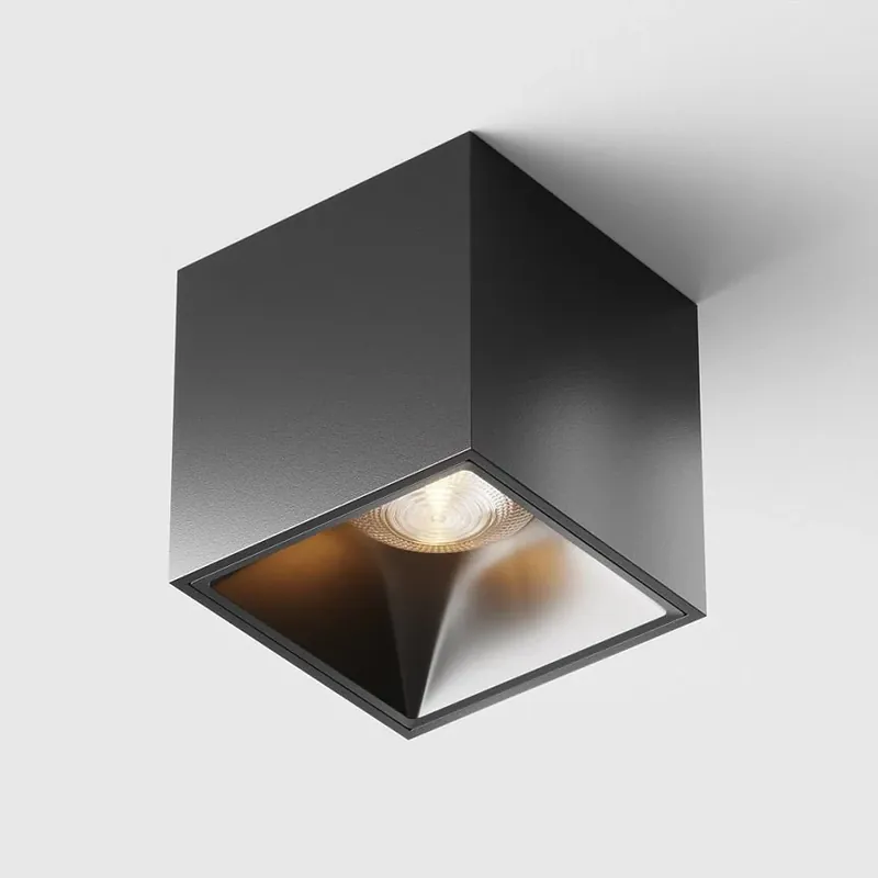 Schnäppchen Deckenleuchte Schwarze Aluminium-Oberfläche – Alfa | Maytoni
