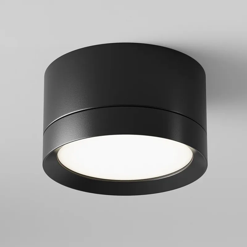 Letzte Chance Deckenleuchte – Mattes Schwarz, GX53 Fassung, Ø8,5 cm - Hoop | Maytoni