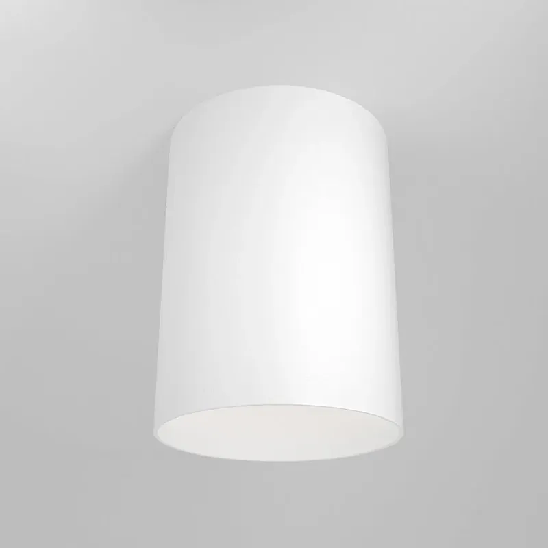 Billig Deckenleuchte – Weißes Aluminium, GU10 Fassung, Ø8,5 cm - Slim | Maytoni