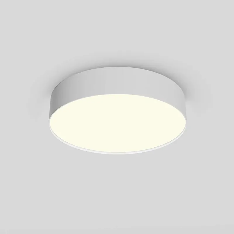 Deckenleuchte – Weißes Aluminium, Warmweißes Licht, Breiter Lichtwinkel, Ø30 cm - Zon | Maytoni Billig