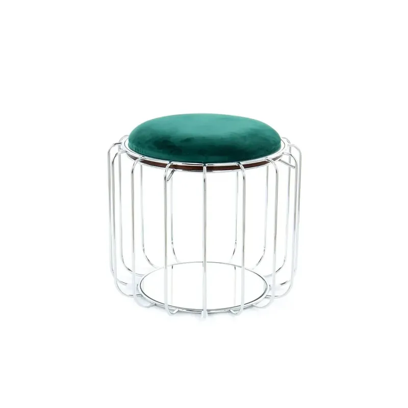 Beistelltisch Samtbezug Spiegelglas-Oberfläche abnehmbares Oberteil – Comfortable | Kayoom Top-Seller