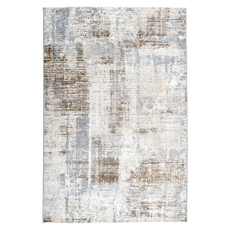 Online Kaufen Teppich – Relief Muster, Faser Mix, Taupe Ton 170 cm - Sail 700 | Kayoom