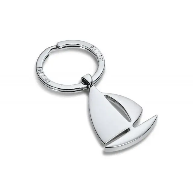 Schlüsselring Hochglanz-Nickel Segelboot-Design Maritimer Stil – Vela | Philippi Preis Gesenkt