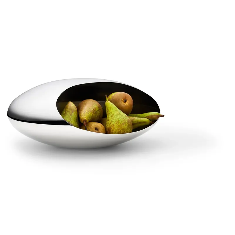 Markenware Schale Grande Große Organische Skulpturform, Modernes Minimalistisches Design, Ideal für Obst oder als Tablett – Cocoon | Philippi