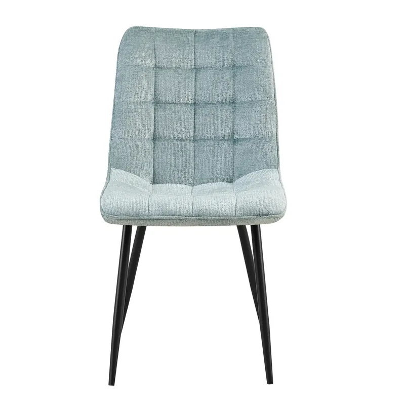 Esszimmerstuhl – Stoffbezug, Weicher Sitzkomfort, Metallbeine, Modernes Design – Lucille | Benoa Sale