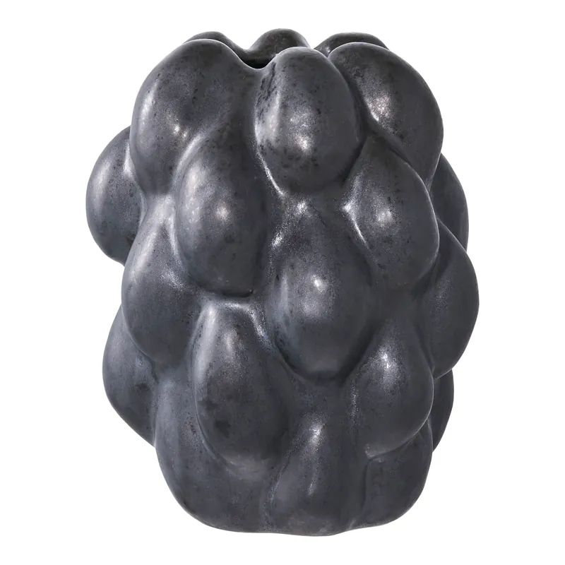 Vase – Keramik Material, Schwarze Farbe, Nordisches Design, Mattes Finish – Noirberry | House Nordic Sonderangebot