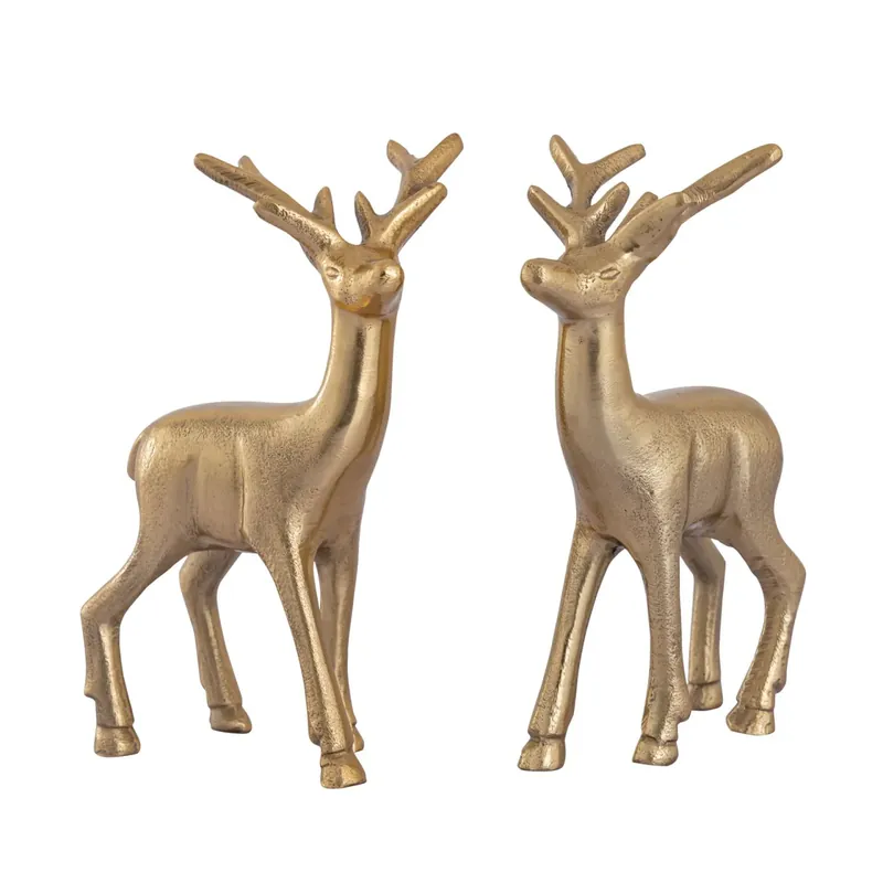 Must-Have Dekofigur Hirsch aus massivem Aluminium | MVG Voglrieder