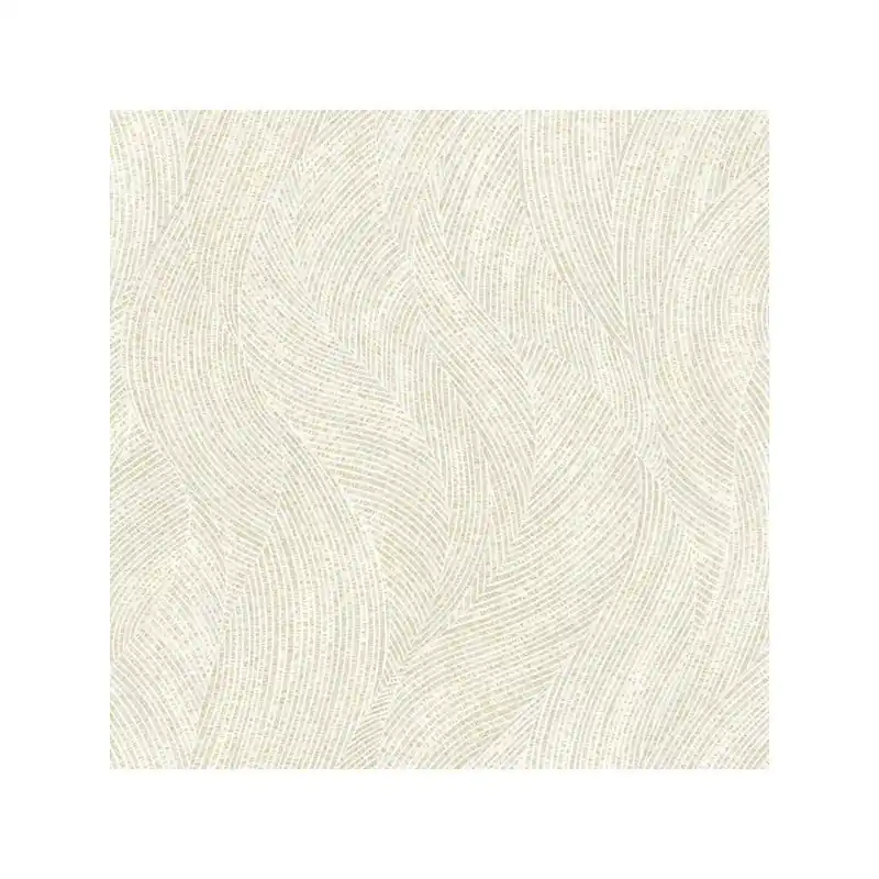 Echt Vliestapete mit goldenem Wellenmuster, dezentem Schimmereffekt und hochwertiger Vliesstruktur – Verde II | Dutch Wallcoverings