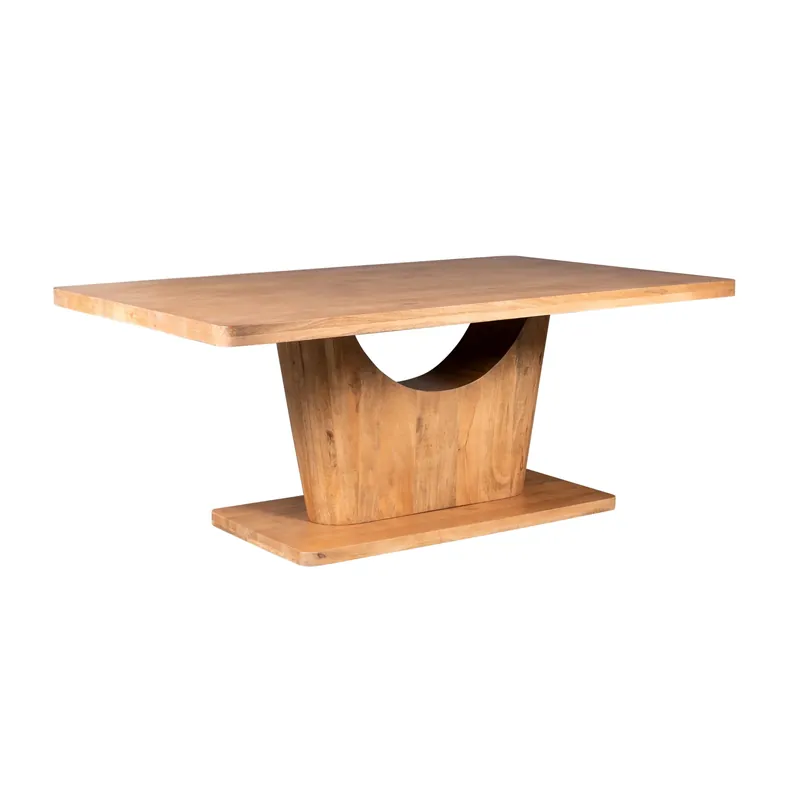 Esszimmertisch – Natur Mangoholz, Robuste Konstruktion, Modernes Design 200 cm – Voco | Starfurn Top-Seller