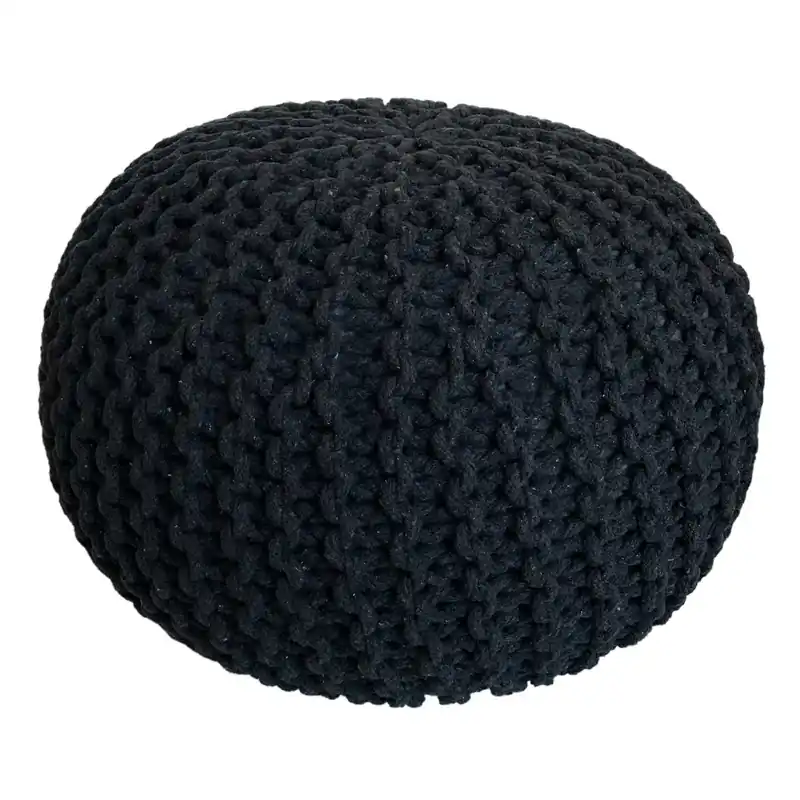 Pouf - Grobstrick Design, Nachhaltiges Material, Handgefertigt, Vielseitige Sitzgelegenheit | MVG Voglrieder Neue Ware