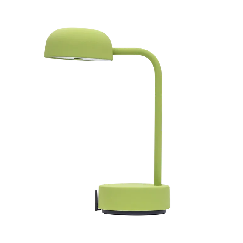 Letzte Chance LED-Tischleuchte in Moss mit dimmbarer Beleuchtung, kabellosem Design und wiederaufladbarem Akku – Fokus | Kooduu