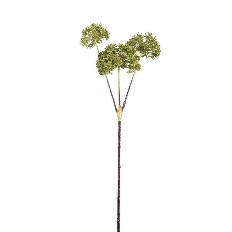 Rabatt Gartenblume – Dunkelgrüner Angelikazweig aus Eisen und PE-Kunststoff | PTMD