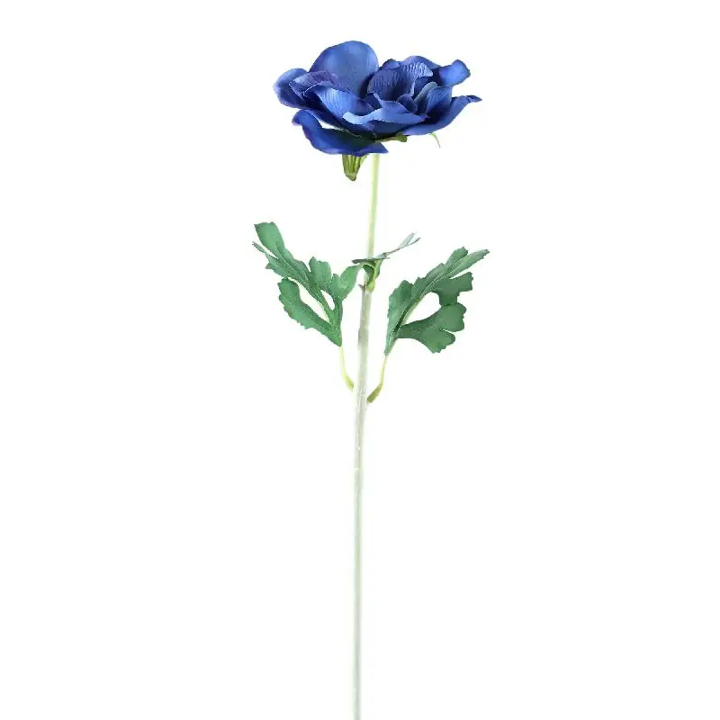 Angebot Gartenblume – Blauer Anemonenzweig aus Stoff und Kunststoff | PTMD