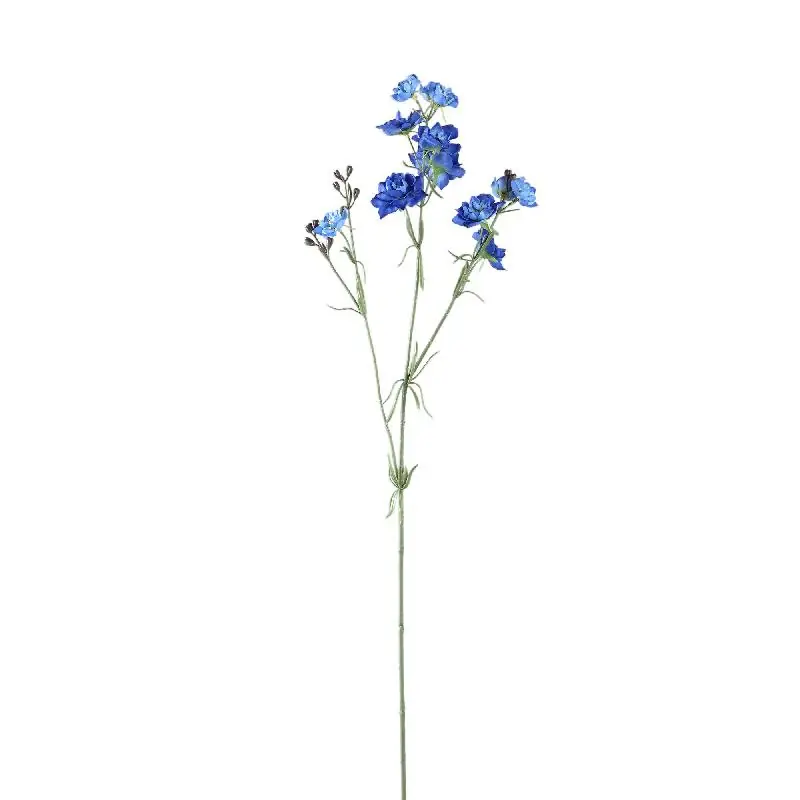 Aktuell Gartenblume – Blauer Chinensis-Zweig mit beschichteten Blüten aus Polyesterstoff | PTMD