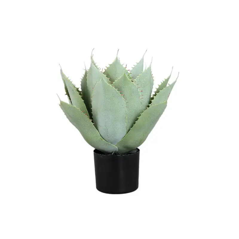 Neu Im Sortiment Kunstpflanze - Große Grüne Agave im Topf, Kunststoff, Naturoptik,M | PTMD