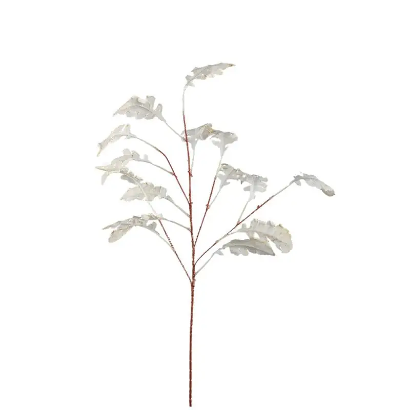 Kunstpflanze - Creme Chrysanthemenblätter Spray, Schaumstoff, Kunststoff | PTMD Günstig