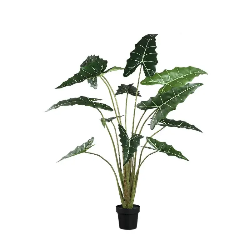 Kunstpflanze – Alocasia Blätter, Kunststoff Gewebe, Topfpflanze, L | PTMD Meistverkauft
