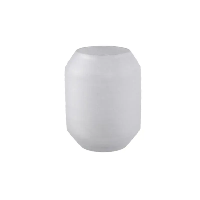Vase – Weißer Farbton, Glas Material, Streifen Design, M – Malia | PTMD Angebot
