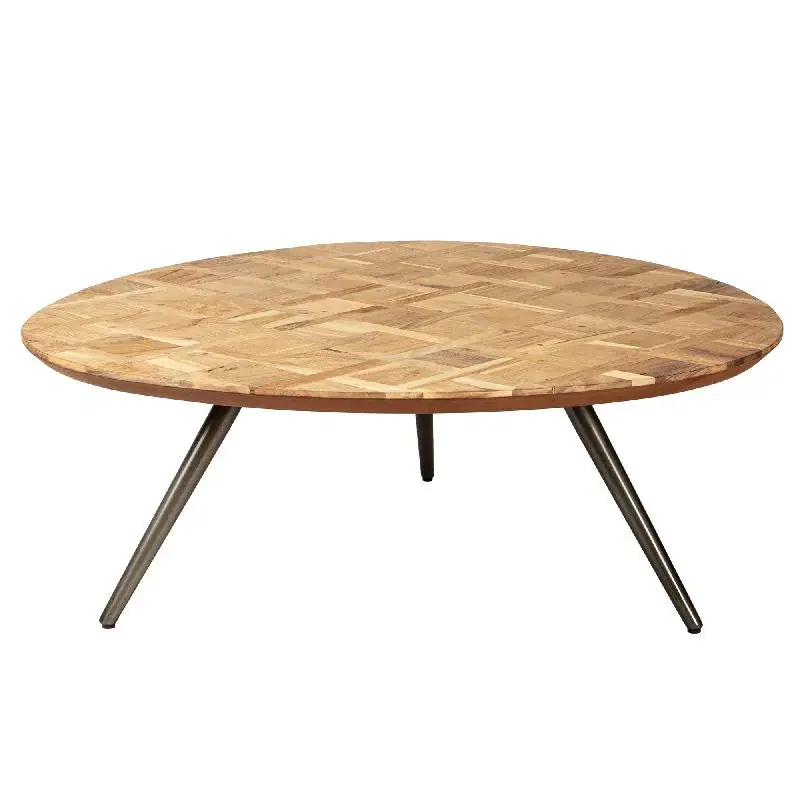 Couchtisch – Organische Form, Rundes Design, Natürliches Finish – Fieron | PTMD Nur Heute