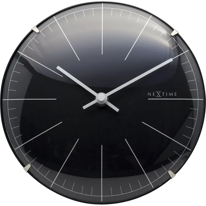Jetzt Kaufen Wanduhr – Gewölbtes Glas, Stilles Werk - Big Stripe Mini Dome | NeXtime
