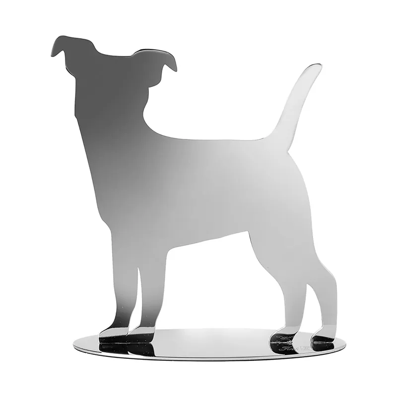 Highlight Dekofigur – Glatter Stahl, Tierische Form, Dekorativer Blickfang - Russel | Fink Living