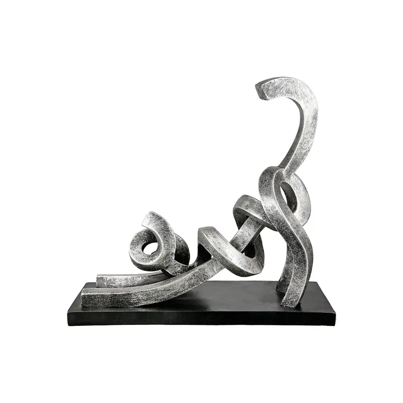 Heißes Angebot Skulptur – Metallische Oberfläche, Elegante Katzenform, Moderne Basis - Stretching | Gilde