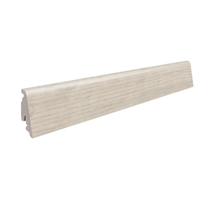 MDF-Sockelleiste, Eiche Sicilia weiß Knallerangebot