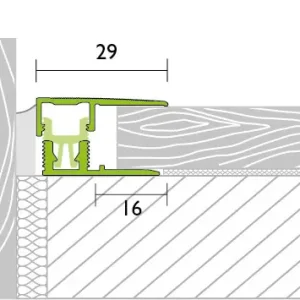 Abschlussprofil glatt, PROVARIOclip Top-Seller