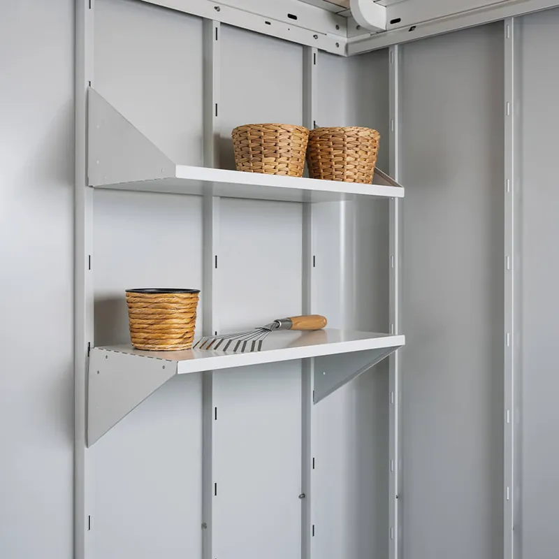 Regalboden Gerätehaus Neo, grauweiß Abverkauf