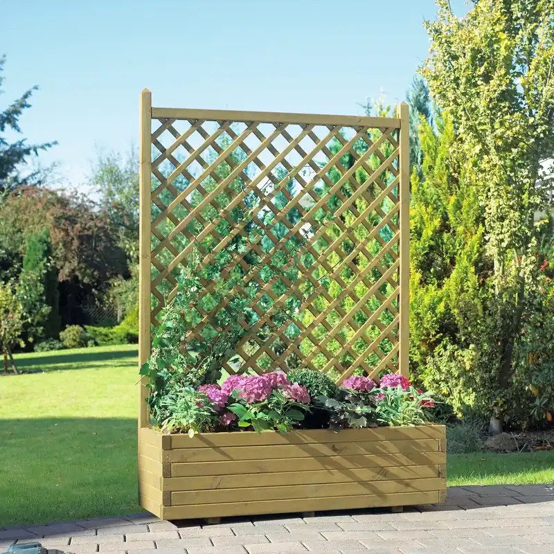 Angebot MrGardener Blumenkasten m. Gitter gerade, kdi.