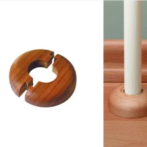 HARO Heizkörperrosette Nuss/ dkl. Holzarten - Innendurchmesser 15mm Schneller Versand