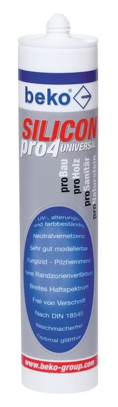 Expressversand Beko Silicon pro 4 Betongrau