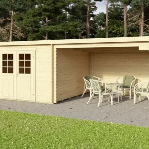 MrGardener Anbau für Gartenhaus Malta 4 Begrenztes Angebot