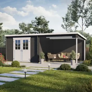 Bestpreis MrGardener Rück- oder Seitenwand für Gartenhaus Danjal farbig