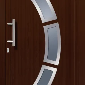 SecuDoor Power 10870P Kunststoffhaustür Nussbaum Sonderaktion