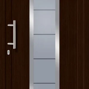 Begrenztes Angebot SecuDoor Power 10840LP-2 Kunststoffhaustür Mooreiche