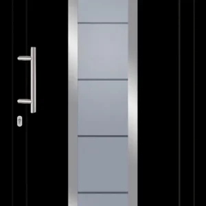 Angebot SecuDoor Exclusiv 10840LE-2 Kunststoffhaustür Schwarzbraun
