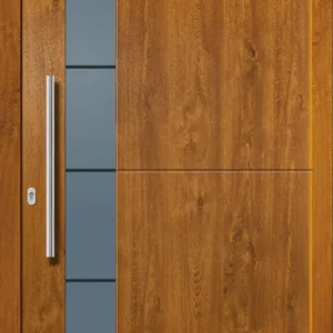 SecuDoor Design 11164D-2 Kunststoffhaustür Golden Oak Neue Kollektion