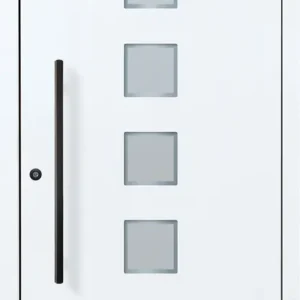 Garantierte Lieferung Aluminium-Haustür OptiDoor Blackline 30640D